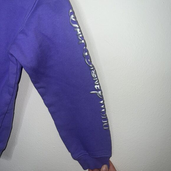 Mickey & Friends Disney 100 Celebration Kids 7/8 Purple Hooded Sweatshirt - Picture 3 of 8